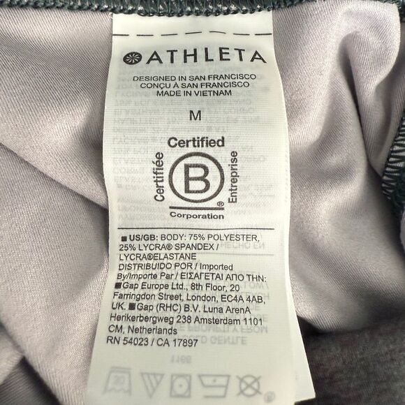 ATHLETA ROUCHED SIDE LEGGINGS NWOT - Picture 4 of 5
